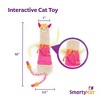 SmartyKat Leggy Llama Crinkly Catnip Toy for Indoor Cats & Kittens, Featuring Soft Faux Fleece & Crinkle Sounds, Encourages Exercise, 5-Pack - 2 of 4