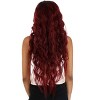 HalloweenCostumes.com One Size Fits Most Women Women's Black and Red Long Wavy Wig, Black/Orange - 2 of 3