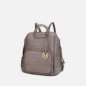 MKF Collection Torra Milan “M” Signature Trendy Spacious Backpack by Mia K - 1 of 4