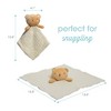 Pearhead Organic Cotton Bear Snuggle Blanket - Beige - 3 of 4