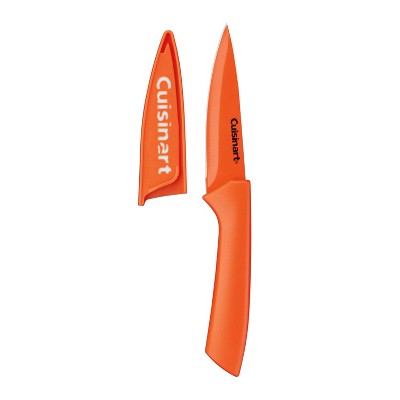 Cuisinart Advantage 12pc Ceramic-Coated Color Knife Set With Blade Guards- C55-12PRC2: Multicolor Stainless Steel Cutlery