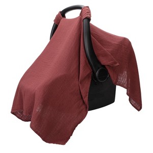 Comfy Cubs Baby Car Seat Cover - Infant Car Seat Cover for Sun with Large Size Car Seat Canopy - 1 of 4