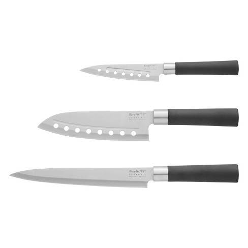 BergHOFF Essential 8 piece Knife Block Set, Black