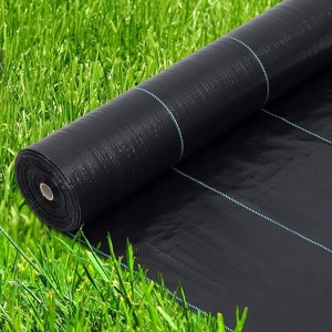 EcoSummer 6.5ft x 330ft 3.2oz Premium Weed Barrier Landscape Fabric, Heavy Duty Ground Cover for Garden & Driveway. - 1 of 4