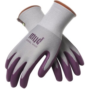 Mud Gloves Cool  Women's Large Nylon Lilac Garden Glove 022ML/L - 1 of 2