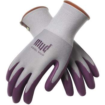Mud Gloves Cool  Women's Large Nylon Lilac Garden Glove 022ML/L