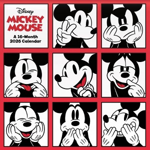 Disney 2026 Mickey Mouse Expressions 12"x12" Wall Calendar - 1 of 4
