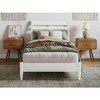 AFI Furnishings Savannah Twin XL Solid Wood Low Profile Platform Bed in White - 4 of 4
