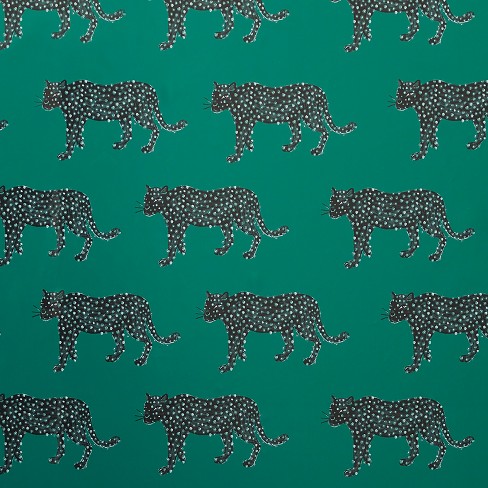 Green Cheetah Wallpaper - Peel and Stick