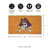 EvergreenNCAAEast Carolina Pirates Logo Natural Coir 28 x 16 Inches Indoor Outdoor Doormat - 3 of 4
