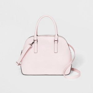 Triple Compartment Dome Satchel Handbag - A New Day Nouveau Pink, Women