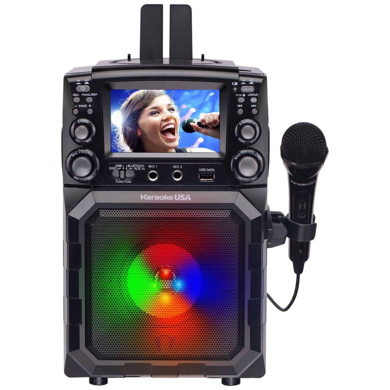 Karaoke USA Portable CDG/MP3 Karaoke Player (GQ450), 1 of 18