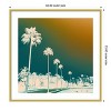 Amanti Art Hotel Drive  by J:L Design Wood Framed Wall Art Print - 4 of 4