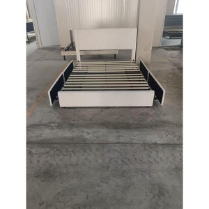 Nasitip Bed Frame with 4 Storage Drawers & Upholstered Wingback Headboard - Wood Slat Support, No Box Spring Needed - 1 of 1