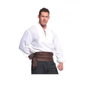 Pirate Adult Costume White Shirt - 1 of 1