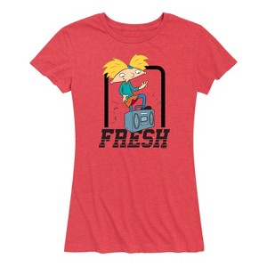 Women's - Hey Arnold! - Fresh Arnold Short Sleeve Graphic T-Shirt - 1 of 4
