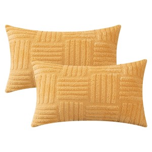 REGALWOVEN Striped Soft Decorative Throw Pillow Covers for Bed Sofa Living Room Farmhouse Home Decor 2 Pcs - 1 of 4