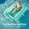 Sloosh Inflatable Tanning Pool Lounger Float Pool Sun Tanning with Pillow, Suntan Tub Float Raft Tanning Pool for Adult Float Pool - 3 of 4