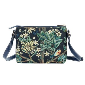 Signare USA William Morris Tree Of Life Blue Crossbody Bag - 1 of 4