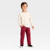 Toddler Boys' Holiday Pintuck Pants - Cat & Jack™ - 3 of 3