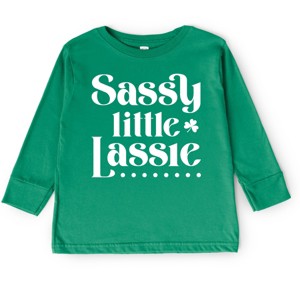 The Juniper Shop Sassy Little Lassie Classy Toddler Long Sleeve Tee - 1 of 4