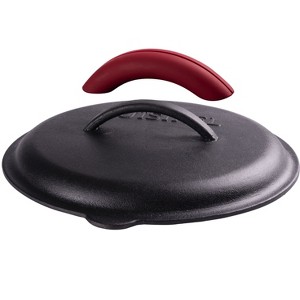 Cuisinel Cast Iron Lid - Fits 10-Inch" Lodge Skillet Frying Pans or Braiser + Silicone Handle Holder + Care Guide - 25.4-cm - 1 of 4