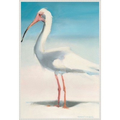 Amanti Art Boca Bird by Kathleen Broaderick Canvas Wall Art Print Framed 23 x 33-in.