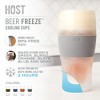 HOST Beer FREEZE Beer Glass Cups Set Drinking Glasses, Freezer Mugs with Gel Double Walled Cool Cups Plastic Multicolor 16oz Set of 4 - 2 of 4