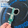 Bumper Weight Plates 2 Inch Barbell Plates Set of 2, Rubber Colored Weight Plates 10-45 Lbs for Home Gym Strength Training & Weightlifting - 4 of 4
