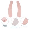 Unique Bargains 4pair Toilet Seat Cover Pad Bathroom Warm Toilet Seat Cushion Washable Reusable - 3 of 4