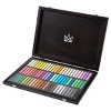 KINGART PRO Artist Soft Pastels, Espresso Wood Case, 72 Colors - 2 of 4