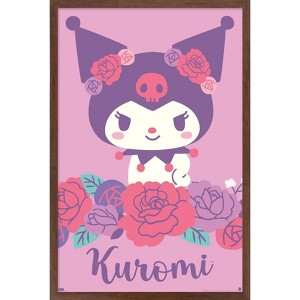 Trends International Hello Kitty and Friends: 24 Flowers - Kuromi Framed Wall Poster Prints - 1 of 4