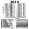 FURNIinspire Floor Mats Modern Living Room Rug Non-Slip Floor Carpet Large Machine Washable Area Rugs for Bedroom, Gray, 72"*108" - 3 of 4