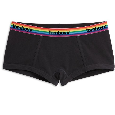 TomboyX Women's Boy Short Underwear, Cotton Stretch Comfortable Boxer Briefs, (XS-6X) - image 1 of 4