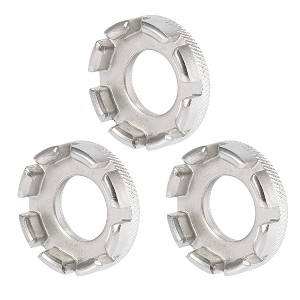 Unique Bargains Bicycle Wheel Spoke Wrench 8 Hole Repair Tool Silver Tone 0.15" 3pcs - 1 of 4
