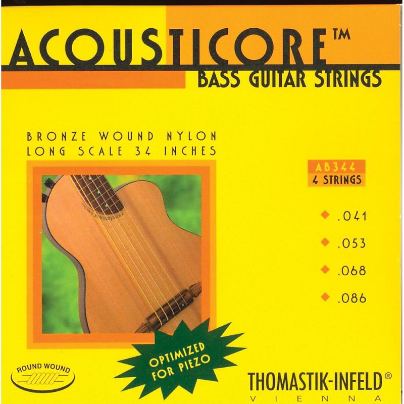 Thomastik AB344 Acousticore Phosphor Bronze 4-String Bass Strings, 1 of 2