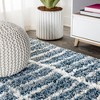 Susa Ogee Moroccan Trellis Shag Area Rug - JONATHAN Y - 3 of 4