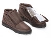 Collections Etc Water Resistant Fleece Insulated Snow Boots with Flip-Out Ice Grippers and Skid-Resistant Soles - 4 of 4
