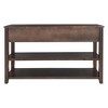 YOOCOZZ Pine Solid Wood Classic Design console table with Two Open Shelves - 3 of 4