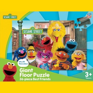MasterPieces Sesame Street - Best Friends 36 Piece Floor Jigsaw Puzzle for Kids - 1 of 4