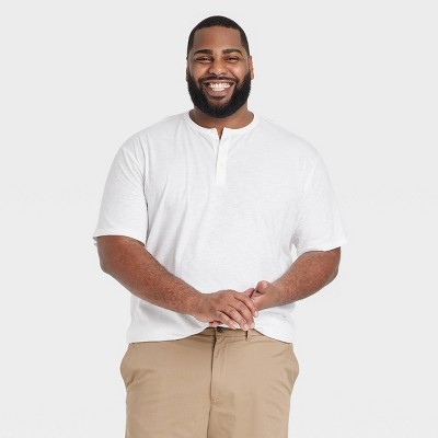 Men's Big & Tall Slim Fit Short Sleeve Rash Guard Swim Shirt - Goodfellow &  Co™ Black 4XLT