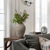 LuxenHome Rustic Ceramic Vase, Terracotta Pot with Earthy Gray-Brown Finish, Handcrafted - 2 of 4