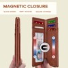 Generic Magnetic Closure Slim Wallet-Genuine Leather Front Pocket Wallet for Men - 4 of 4