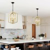 XINGHANZHENXUAN Black 18.11-in Modern Industrial Chandelier, Pendant Light for Dining Room, Kitchen Island, Entryway, Foyer (Bulbs Not Included) - 3 of 4