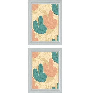 REGALWOVEN Gallery Wall Mounting or Tabletop Display Distressed Wood Grain Photo Frame 2 Pcs - 1 of 4