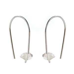 Herkimer Diamond Threader Earrings - 1 of 4
