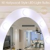 Modern Makeup Vanity, Girls Vanity Set with Lighted Mirror and Cushioned Stool - 4 of 4
