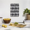 Emanuela Carratoni Black and White Texture Cutting Board - Rectangle - image 3 of 3