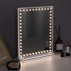 VANITII 9" x 12" Vanity Makeup Mirror with Lights Bluetooth Tabletop Clear - 3 of 4