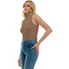 Derek Heart Juniors Sleeveless Bodysuit with Front Zipper - 2 of 4